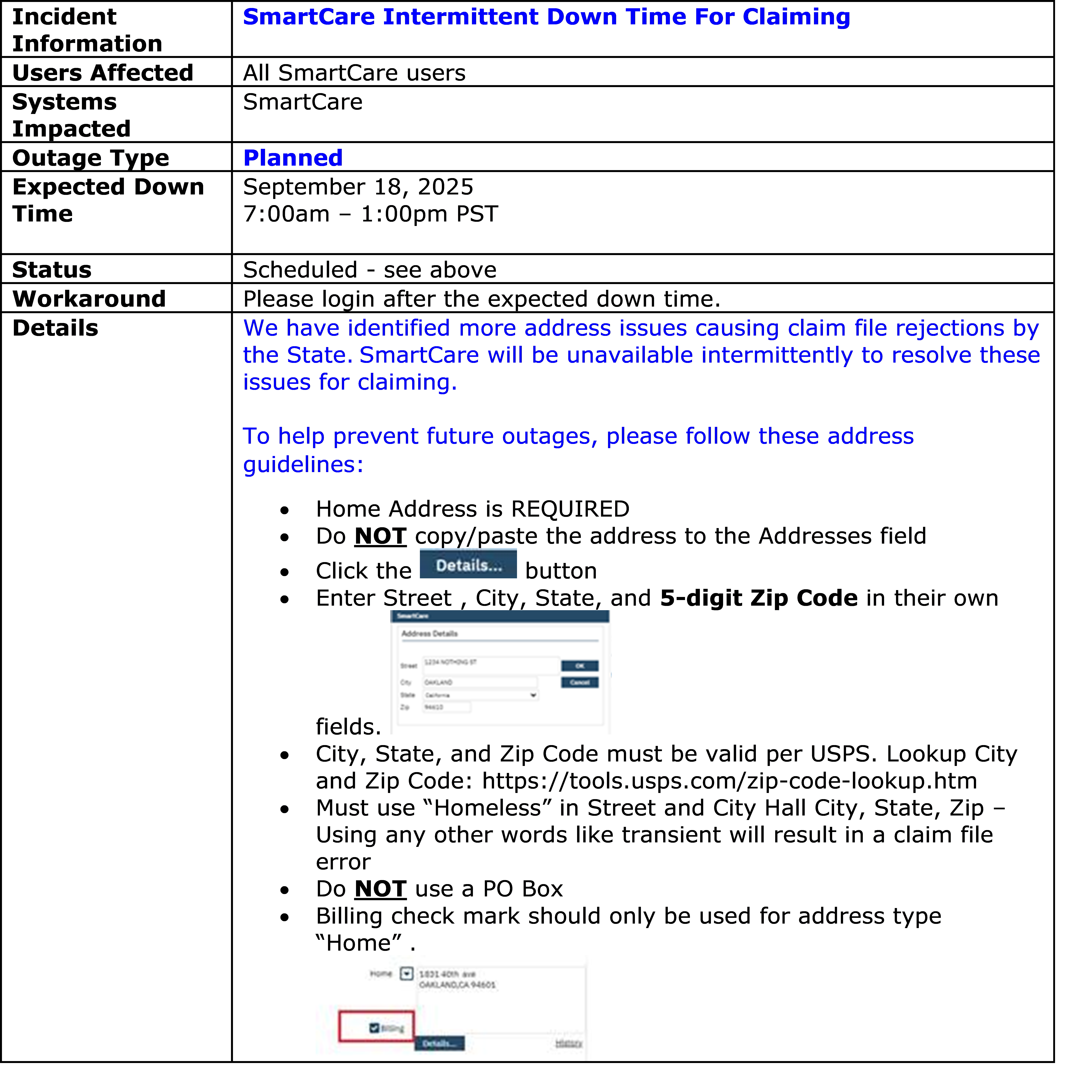 ACBH-IS Alert Notification