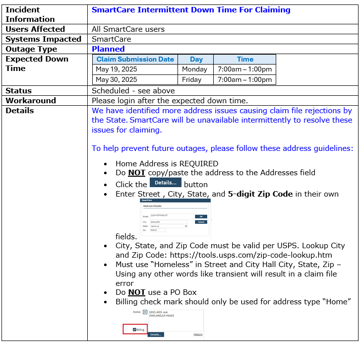 ACBH-IS Alert Notification