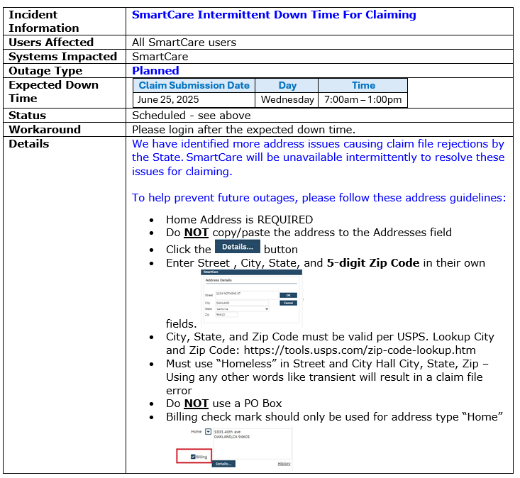 ACBH-IS Alert Notification