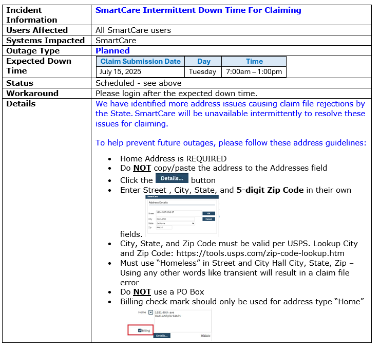 ACBH-IS Alert Notification