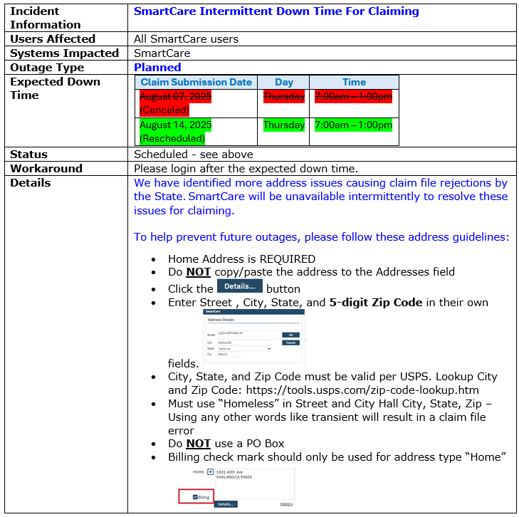 ACBH-IS Alert Notification