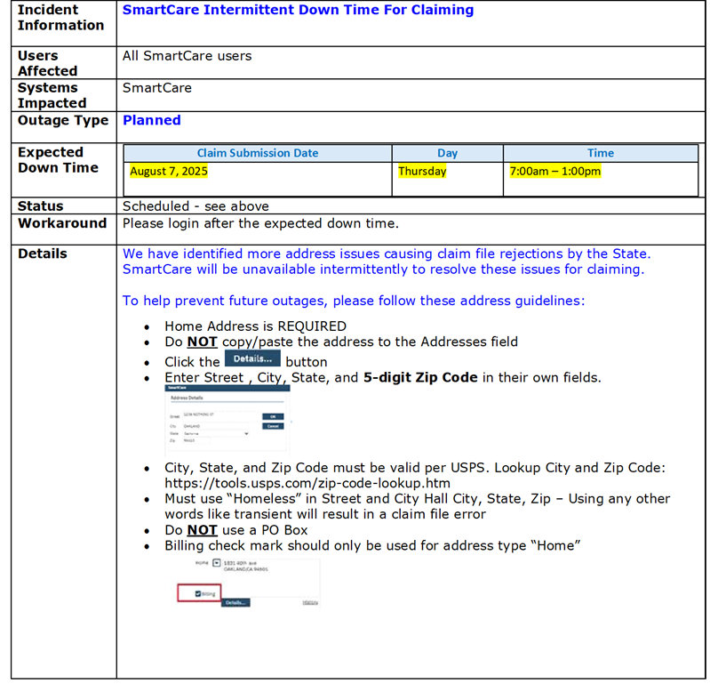 ACBH-IS Alert Notification